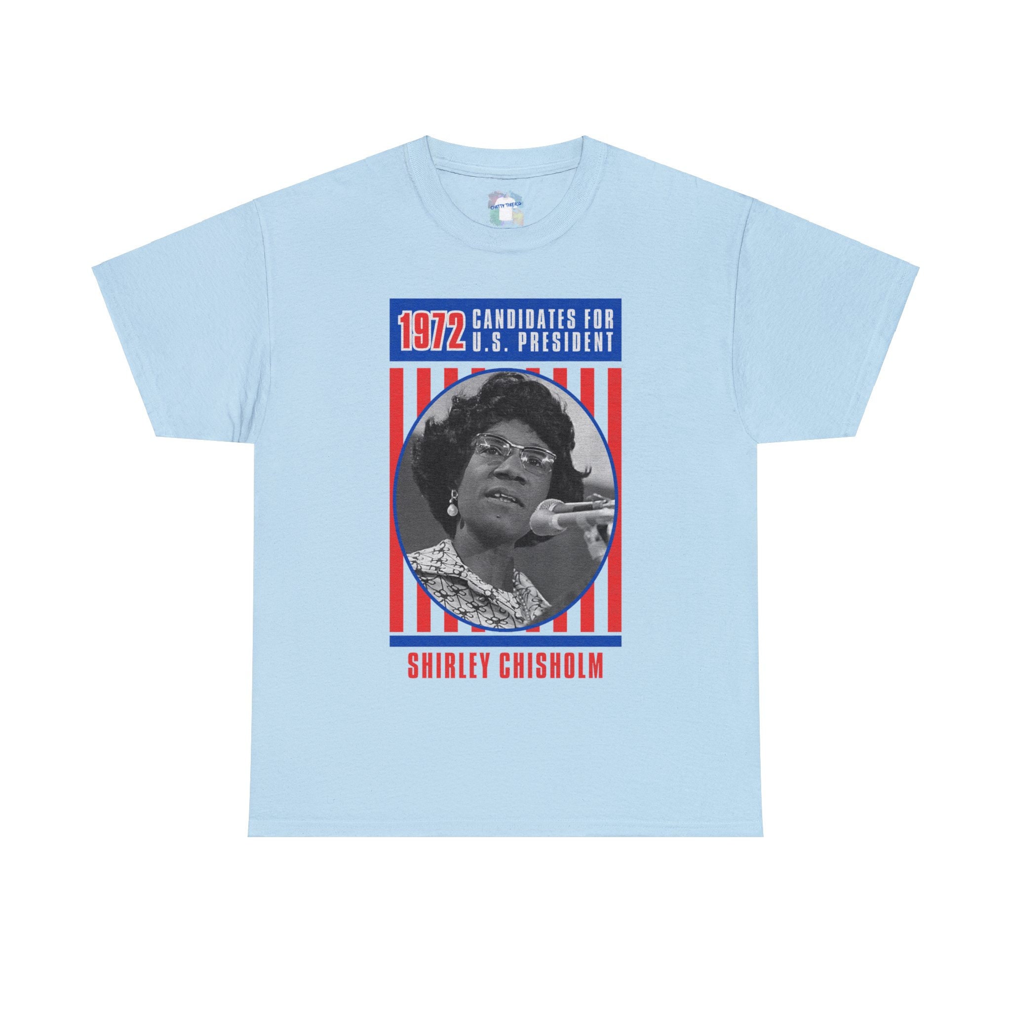 Shirley Chisholm Ad Campaign 1972 Red White and Blue | Black History ...