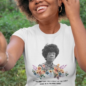 FRAUEN Geschichte Monat Frauen Empowerment SHIRLEY CHISHOLM T-shirt Tee