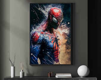 Super Hero 6 - Digital Art Print, kunst aan de muur, digitale download, woondecoratie, afdrukbaar