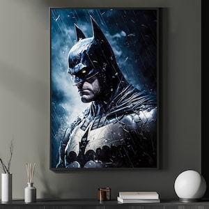 Super Hero 1 - Digital Art Print, Wall Art, Digital Download, Home Decor, Printable