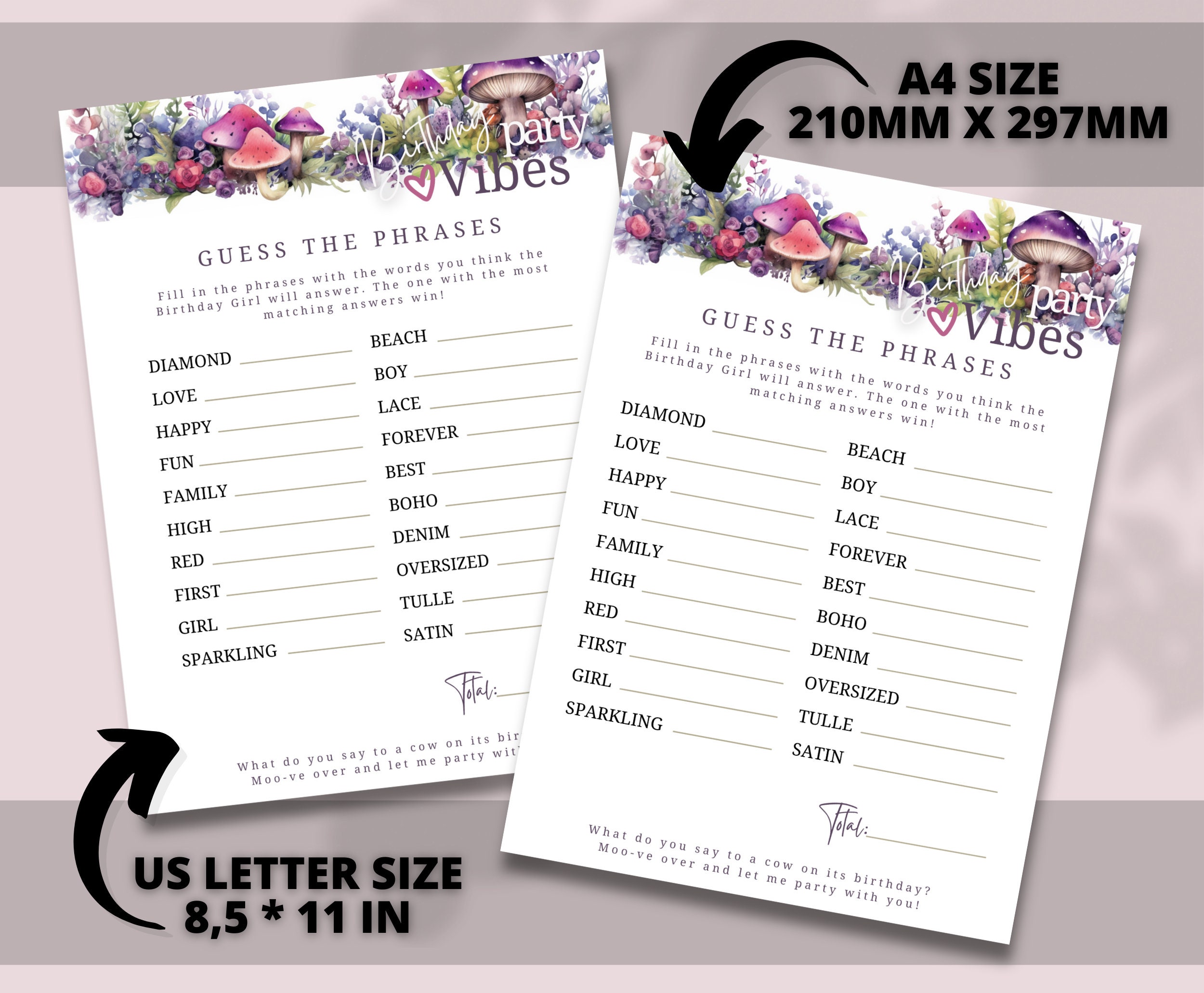 50pc Ultimate Teen Girls Party Games Bundle, Printable Games for Her ...
