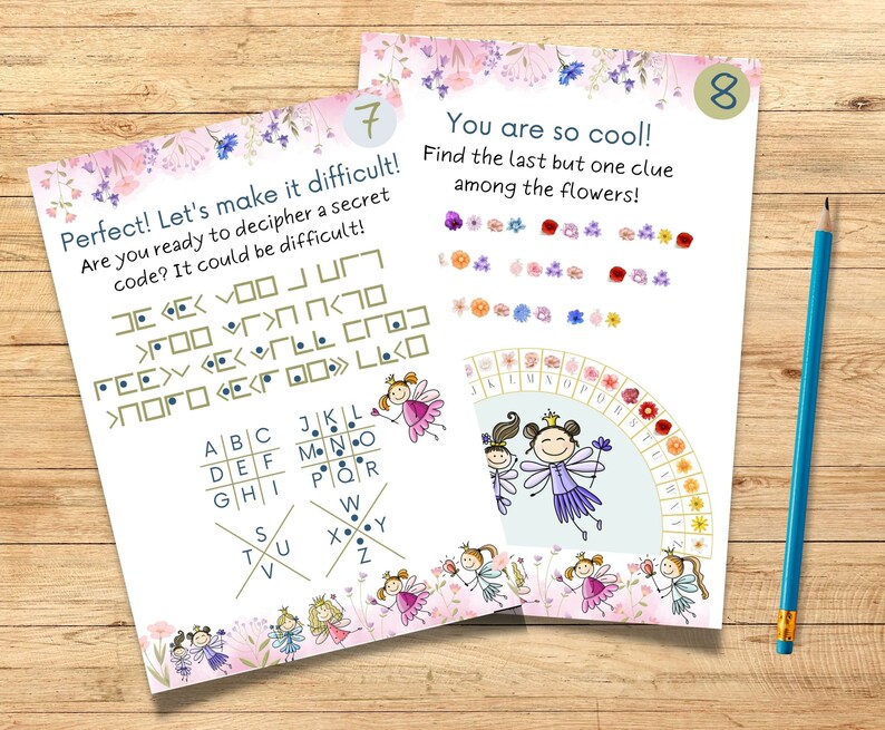 Outdoor Printable Fairy Scavenger Hunt Instant Download Etsy