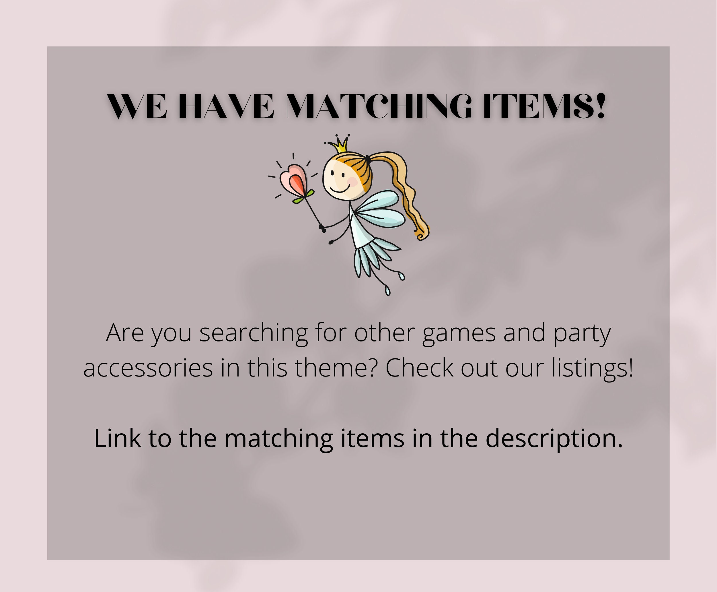 Outdoor Printable Fairy Scavenger Hunt Instant Download Kids Etsy