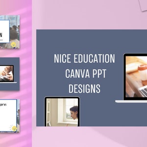 Educational Editable Canva Powerpoint Presentation Templates