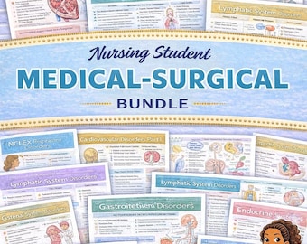 Medical Surgical Bundle | Nursing School | Med-Surg |15 Pages
