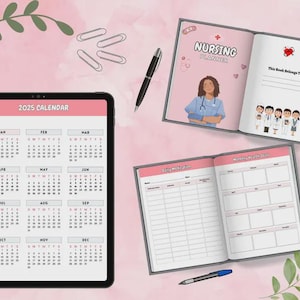 Student Nurse Digital Planner: Clinical Study & Self-Care