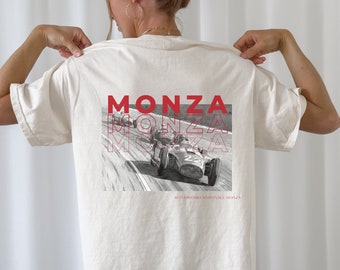 Comfort Color Monza F1 Tshirt Formula One Tee Monza F1 Gift F1 Gift Racing Inspired Shirt Aesthetic Racing Clothing