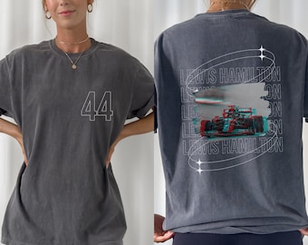Comfort Color Lewis Hamilton Tshirt Formula One Tee Lewis Hamilton  Gift F1 Gift Racing Inspired Shirt Aesthetic Racing Clothing