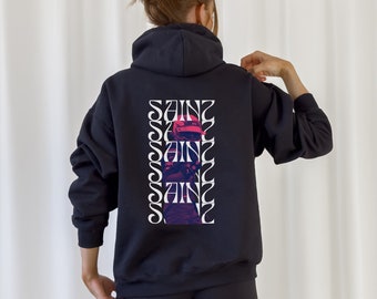 Carlos Sainz sudadera con capucha Fórmula Uno Sudadera Carlos Sainz Regalo F1 Regalo Racing Camisa inspirada Gran Premio Ropa Estética Racing Sudadera con capucha