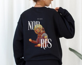 Sweat Lando Norris col rond Formule 1 Cadeau Lando Norris Cadeau F1 Chemise inspirée de la course Chemise Grand Prix Vêtements Esthétique Racing
