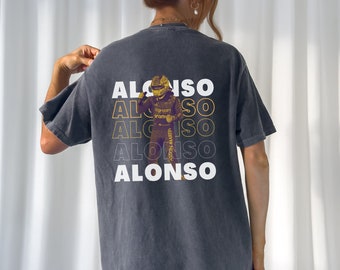 Comfort Color Fernando Alonso Tshirt Formula One Tee Fernando Alonso Gift F1 Gift Racing Inspired Shirt Aesthetic Racing Clothing