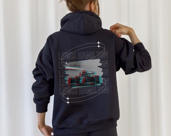 Lewis Hamilton Hoodie Formula One Sweatshirt Lewis Hamilton Gift F1 Gift Racing Inspired Shirt Grand Prix Clothing Aesthetic Racing Hoodie