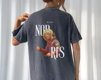 Couleur confort T-shirt Lando Norris t-shirt Formule 1 Cadeau Lando Norris Cadeau F1 Chemise inspirée de la course Vêtements de course esthétiques