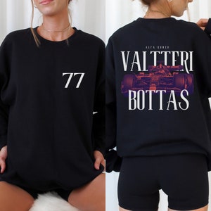 Valtteri Bottas Sweatshirt Formula One Crewneck Valtteri Bottas Gift F1 Gift Racing Inspired Tee Grand Prix Clothing Aesthetic Racing Shirt