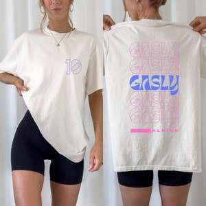 Comfort Color Pierre Gasly Tshirt Formula One Tee Pierre Gasly Gift F1 Gift Racing Inspired Shirt Aesthetic Racing Clothing