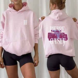 Pierre Gasly Hoodie Formula One Sweatshirt Pierre Gasly  Gift F1 Gift Racing Inspired Shirt Grand Prix Clothing Aesthetic Racing Hoodie