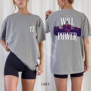 Comfort Color Will Power Tshirt Will Power Gift IndyCar Gift IndyCar Merch Racing Inspired Shirt Aesthetic Racing Clothing