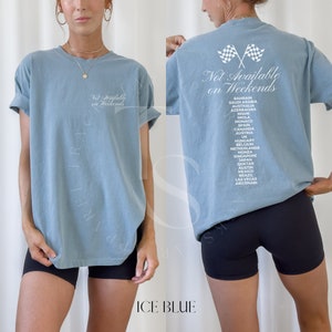 Comfort Color F1 Race Weekend Tshirt Formula One Tee F1 Gift Racing Inspired Shirt Aesthetic Racing Clothing