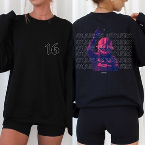 Charles Leclerc Sweatshirt Formula One Crewneck Charles Leclerc Gift F1 Gift Racing Inspired Shirt Grand Prix Clothing Aesthetic Racing Tee