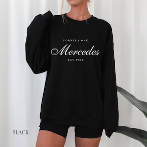 Mercedes Sweatshirt Formel Eins Crewneck Mercedes Geschenk F1 Geschenk Racing inspiriert Shirt Grandprix Kleidung Ästhetisches Rennshirt