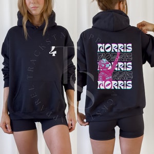 Lando Norris Hoodie Formula One Sweatshirt Lando Norris Gift F1 Gift Racing Inspired Shirt Grand Prix Clothing Aesthetic Racing Hoodie