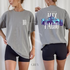 Comfort Color Alex Palou Tshirt Indycar Tee Alex Palou Gift Indycar Gift Racing Inspired Shirt Aesthetic Racing Clothing