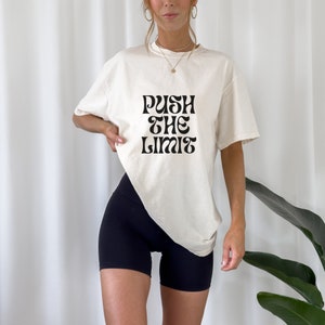 Comfort Color Push The Limit Tshirt Formula One Tee F1 Gift Racing Inspired Tshirt Aesthetic Racing Shirt