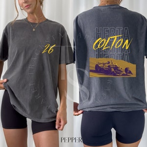 Comfort Color Colton Herta Tshirt Indycar Tee Colton Herta Gift Indycar Gift Racing Inspired Shirt Aesthetic Racing Clothing
