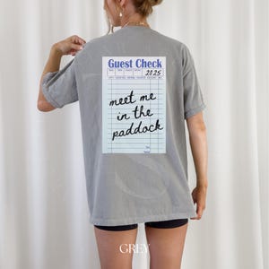 Comfort Colors Paddock Club Tshirt Formula One Tee F1 Gift Racing Inspired Shirt Aesthetic Racing Clothing