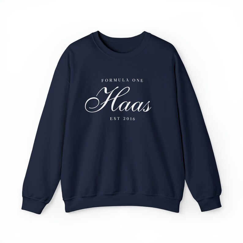 Haas Sweatshirt Formula One Crewneck Haas Gift F1 Gift Racing Inspired Shirt Grand Prix Clothing Aesthetic Racing Shirt image 6