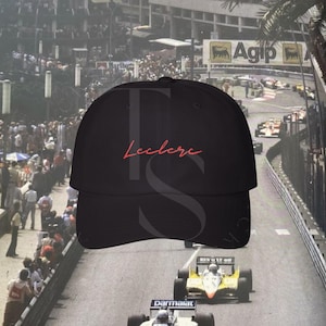 Charles Leclerc F1 Embroidered Baseball Cap Formula 1 Classic Dad Cap Race Day Hat Racing Hat F1 Gift Idea