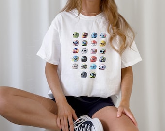 Comfort Colors Formula One 2026 Helmet T-Shirt F1 Racing Inspired Tee