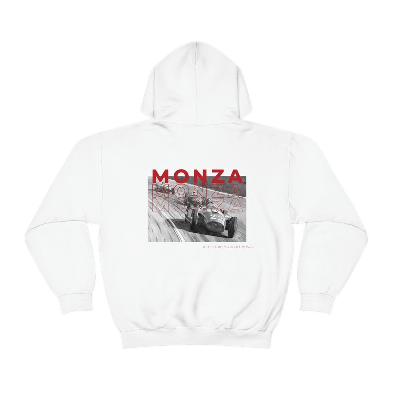Monza F1 Hoodie Formula One Sweatshirt Monza F1 Gift F1 Gift Racing Inspired Shirt Grand Prix Clothing Aesthetic Racing Hoodie image 2