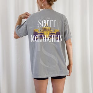 Comfort Colors Scott McLaughlin Tshirt IndyCar Tee Scott McLaughlin Gift IndyCar Gift Racing Inspired Shirt Aesthetic Racing Clothing