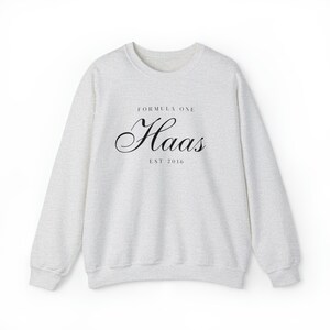 Haas Sweatshirt Formula One Crewneck Haas Gift F1 Gift Racing Inspired Shirt Grand Prix Clothing Aesthetic Racing Shirt image 3