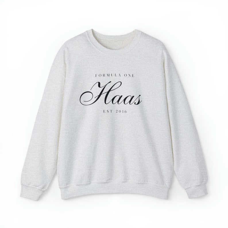 Haas Sweatshirt Formula One Crewneck Haas Gift F1 Gift Racing Inspired Shirt Grand Prix Clothing Aesthetic Racing Shirt image 3