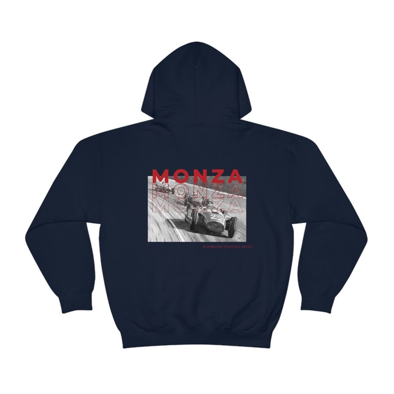 Monza F1 Hoodie Formula One Sweatshirt Monza F1 Gift F1 Gift Racing Inspired Shirt Grand Prix Clothing Aesthetic Racing Hoodie image 6
