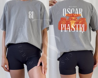 Comfort Color Oscar Piastri Tshirt Formula One Tee Oscar Piastri Gift F1 Gift Racing Inspired Shirt Aesthetic Racing Clothing