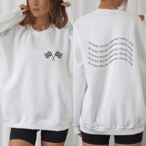 Its Friday Then Sweatshirt Formula One Crewneck Its Friday Then Gift F1 Gift Racing Inspired Shirt Grand Prix Clothing Aesthetic Racing Tee