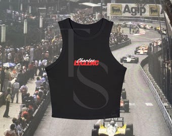 Charles Leclerc Tank Top Formula One Shirt Charles Leclerc Gift F1 Gift Racing Inspired Tank Aesthetic Racing Clothing