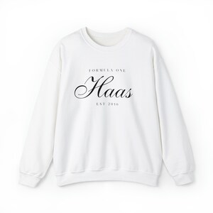 Haas Sweatshirt Formula One Crewneck Haas Gift F1 Gift Racing Inspired Shirt Grand Prix Clothing Aesthetic Racing Shirt image 8