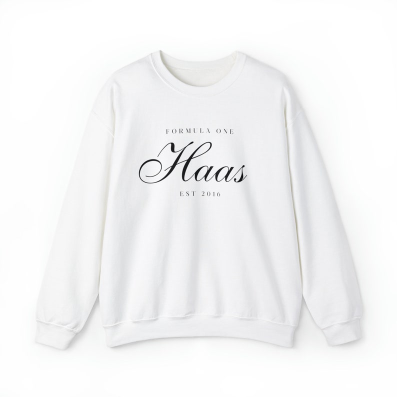Haas Sweatshirt Formula One Crewneck Haas Gift F1 Gift Racing Inspired Shirt Grand Prix Clothing Aesthetic Racing Shirt image 8