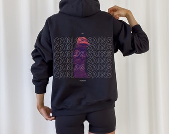 Sudadera con capucha de Carlos Sainz Jr. Camisa de Fórmula Uno Sudadera de Carlos Sainz Jr. Camisa del equipo de carreras de Fórmula 1 Regalo de fanático de Carlos Sainz Jr.