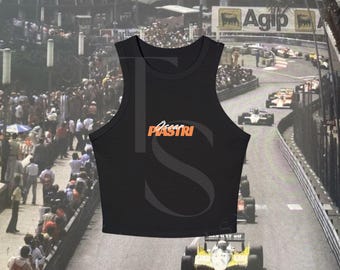 Oscar Piastri Tank Top Formula One Shirt Lando Norris Gift F1 Gift Racing Inspired Tank Aesthetic Racing Clothing