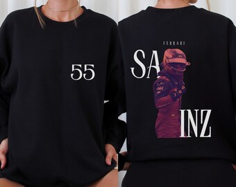 Carlos Sainz Sudadera Fórmula Uno Crewneck Carlos Sainz Regalo F1 Regalo Racing Camisa inspirada Gran Premio Ropa Estética Camisa de carreras