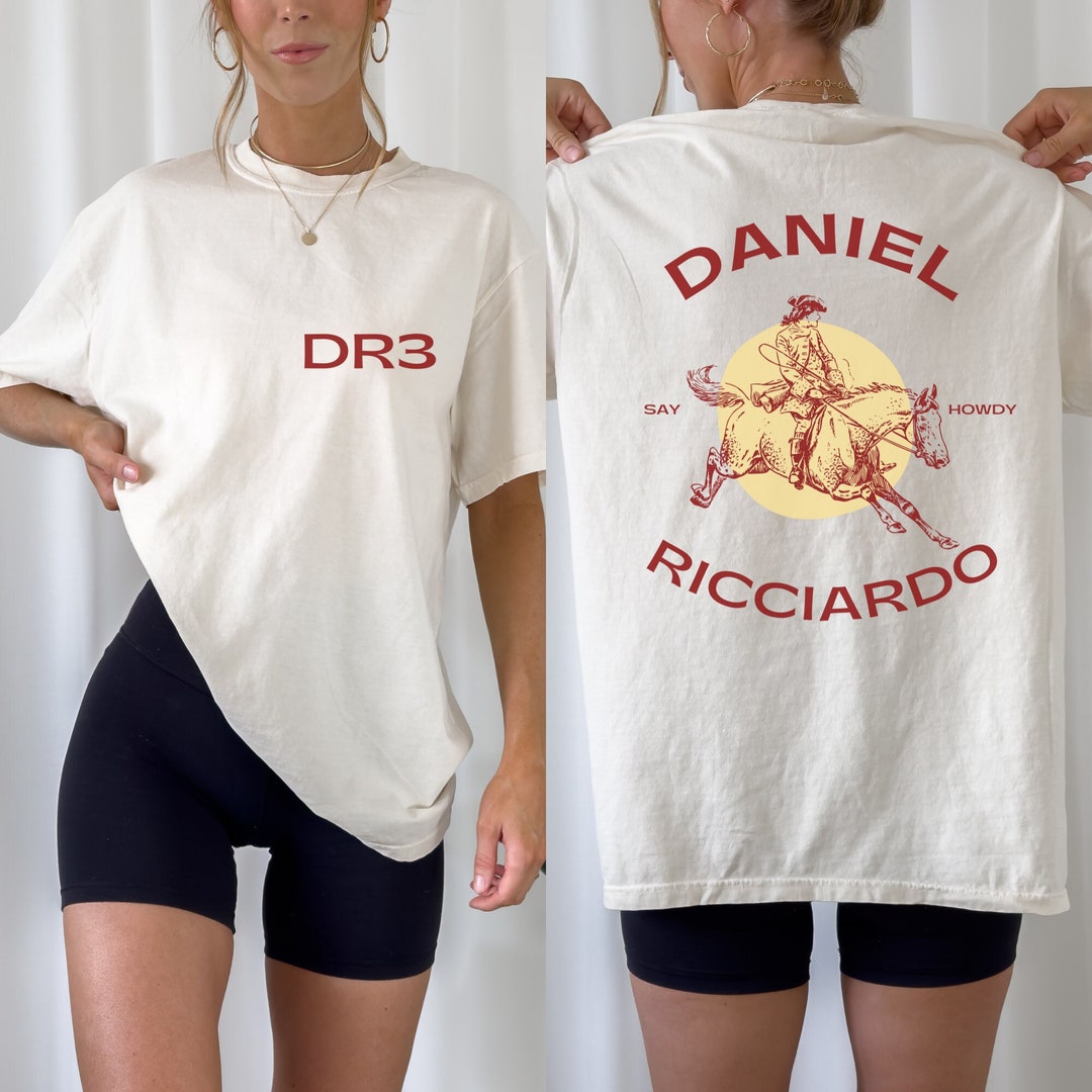 Tee-shirt Daniel Ricciardo Design - Du S Au 5XL - Fabriqué Aux USA - Personalisable