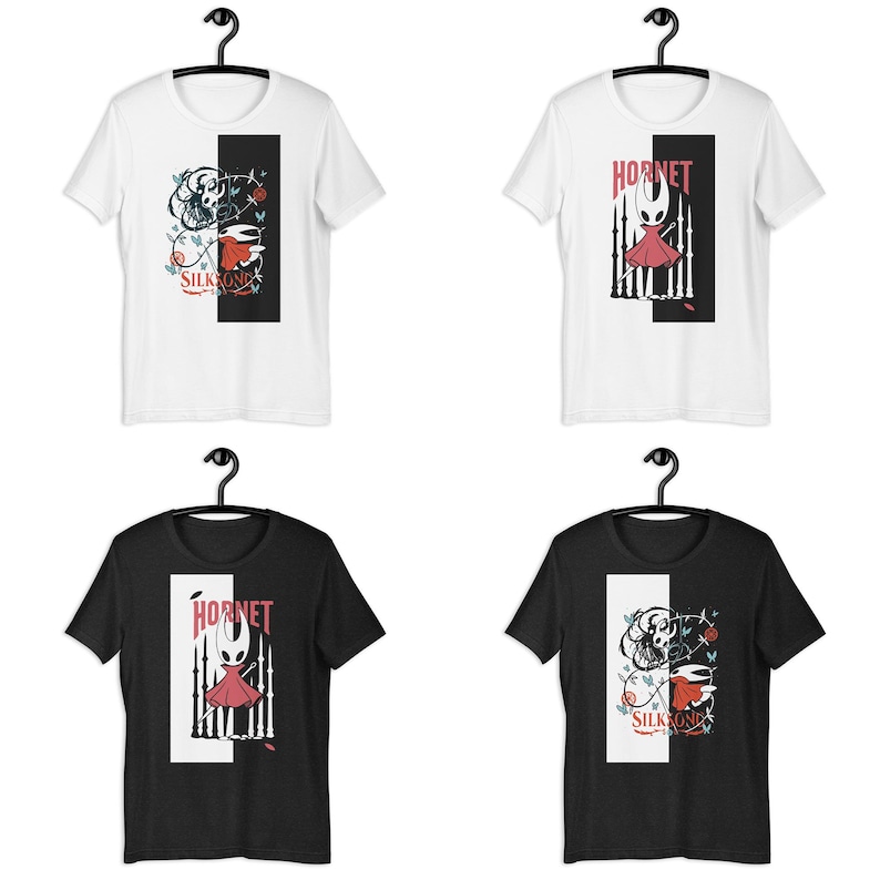 Silksong SVG Bundle, 15 Anime Shirt Designs, ai, png Files, Hollow Knight Inspired, T-Shirt Vector Bundle, DTF Print Files, Sublimation image 4