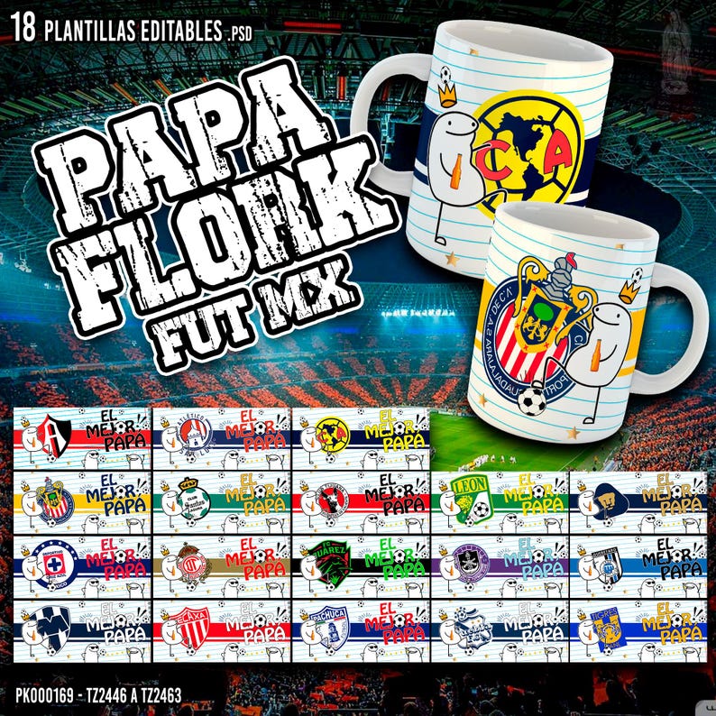 18 Plantillas Editables para Sublimar Tazas de el Dia del Padre - Flork ...