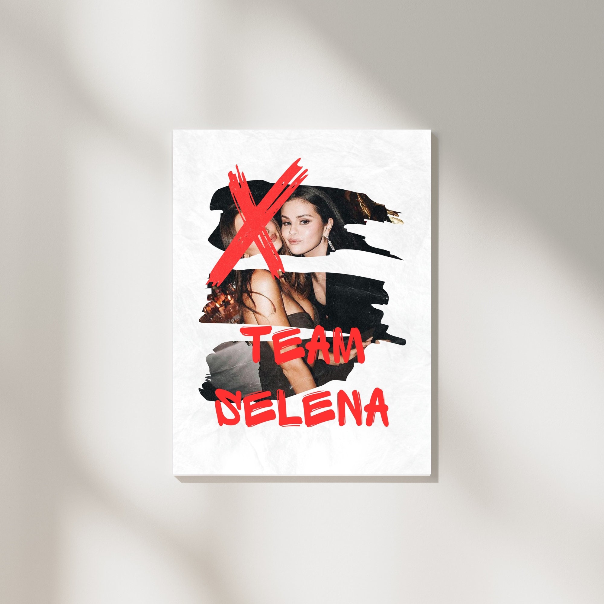 Printable Selena Gomez Poster, Team Selena Printable Art, Selena Gomez ...