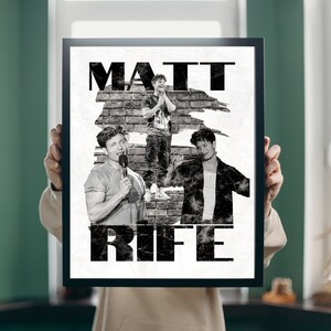 Printable Matt Rife Wall Art, Vintage Wall Art, Retro Style Wall Art, Stand Up Comedy Print, Matt Rife Print
